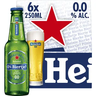 Heineken - Premium Pilsener 0.0 - 6 Pack