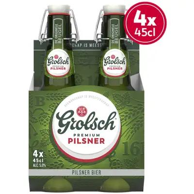 Grolsch - Premium Pilsener - 4 Pack