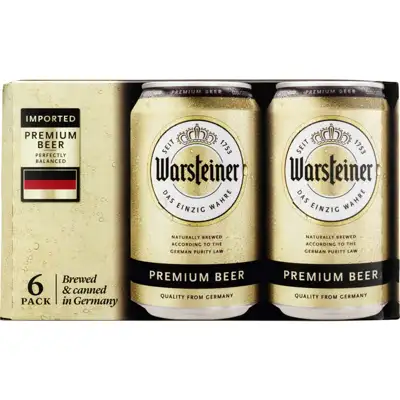 Warsteiner - Premium Beer - 6 Pack