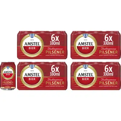 Amstel - Pilsener Can - 24 Pack